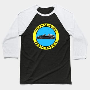 Summer Targa - Porsche Targa Baseball T-Shirt